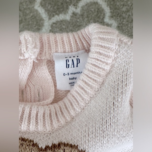 Baby Brennan Sweaters - blue & pink matching set - size 0-3 months - Picture 4 of 4